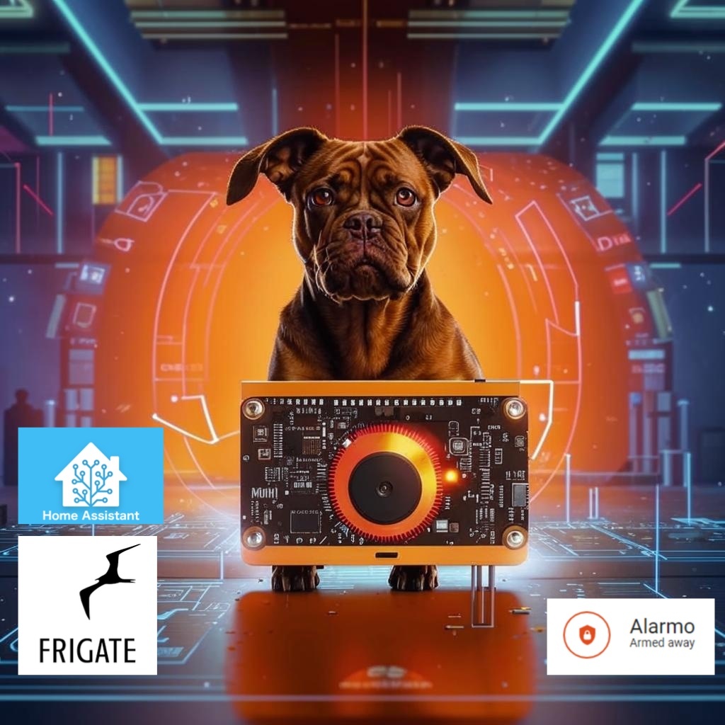 Так ИИ видит умное наблюдение с определением собак и orange pi 5 plus.