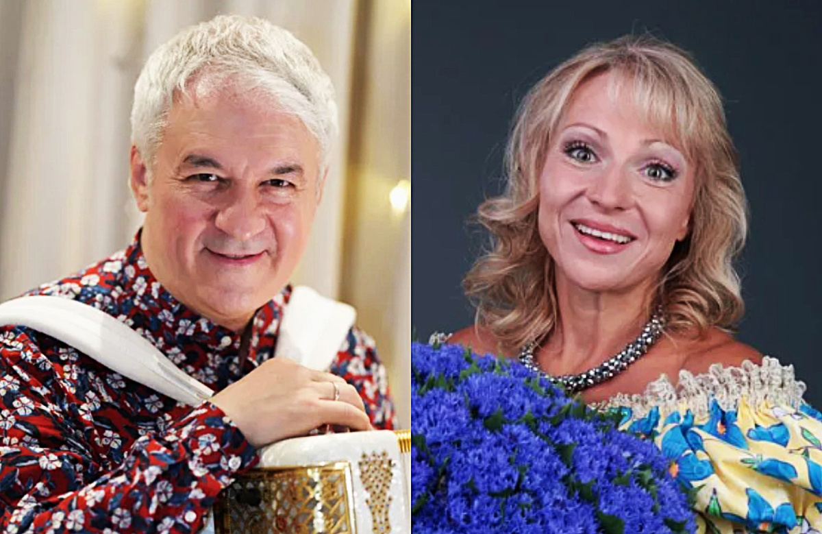 на фото Валерий Семин и Лена Василек 