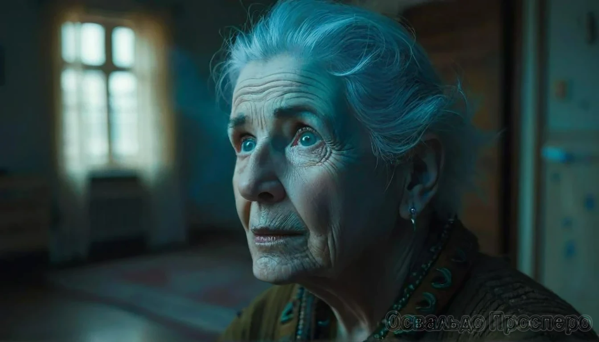 Бабушка была приветлива и добра к соседям.