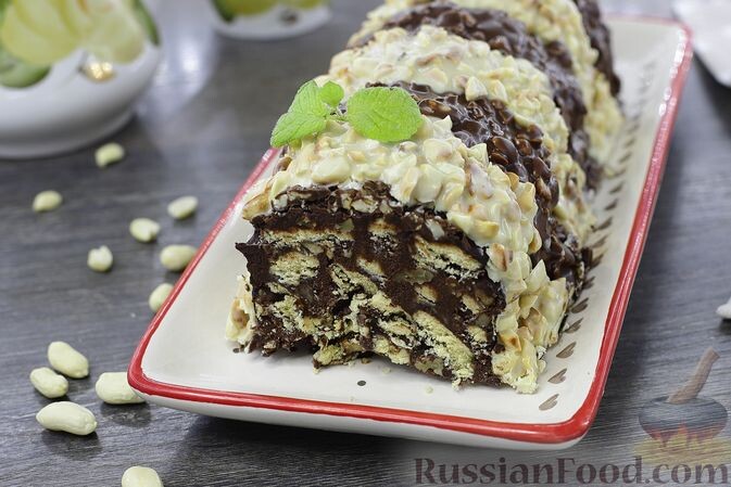 печенье, орех грецкий, арахис, молоко, какао-порошок, цедра апельсиновая, масло сливочное, шоколад молочный, шоколад белый, масло растительное