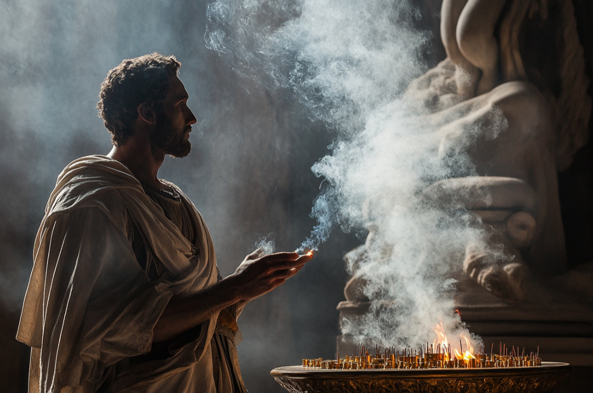 Мирт ассоциировался с Афродитой, богиней любви, а также с Артемидой,  Дионисом и Аидом. Его листья сжигали в ритуалах, а из ветвей делали  венки.