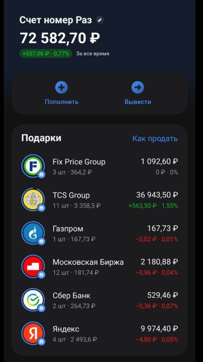 Такие подарки можно было получить от Т-инвестиции в 2023 году за реферальную программу и бонус коды на акции. Сейчас эти программы все еще продолжают действовать, но размер бонуса сокрощается.
