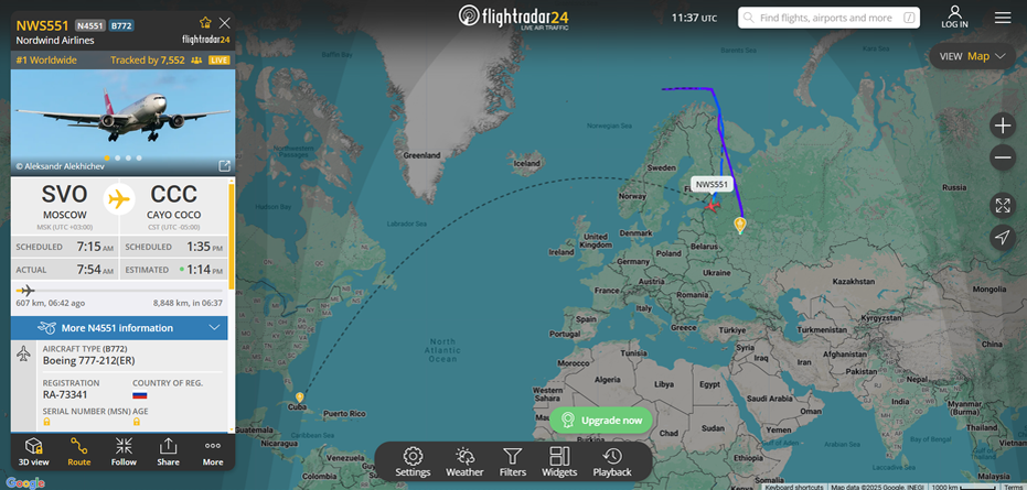    Автор фото: Flightradar24