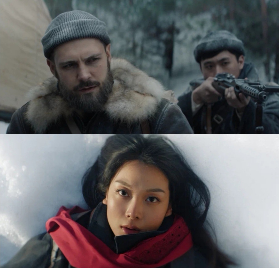 Кадры из фильма ,, Красный шёлк " Коллаж мой, источник - КиноПоиск