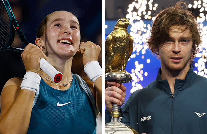    Мирра Андреева и Андрей Рублев.Rula Rouhana, Abu Mustafa / Reuters