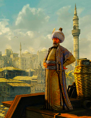 Этот внешний облик средневекового египетского великого визиря создан нейросетью. Возможно, что приблизительно так выглядел Шавар ибн Муджир ас-Сади. Источник: Источник: https://yandex.ru/images