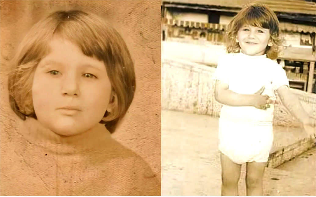 на фото Авраам Руссо в детстве 