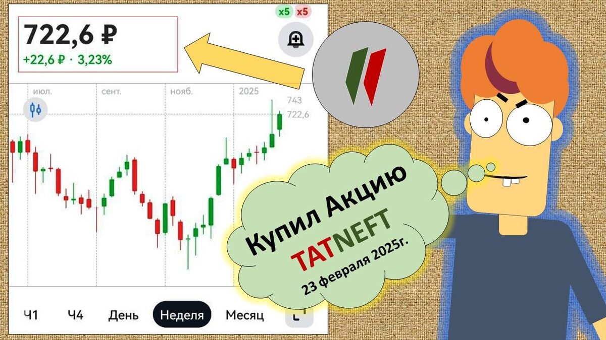 Покупаю Акции Татнефть и становлюсь богаче! Я богатый! А вы?