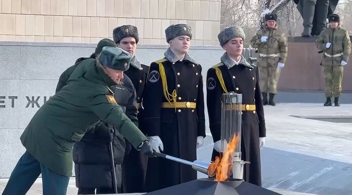    Кадр из видео в ТГ-канале Михаила Котюкова