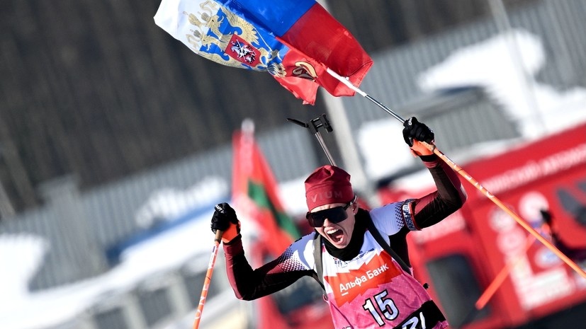     Российская биатлонистка Виктория Метеля РИА Новости Алексей Филиппов