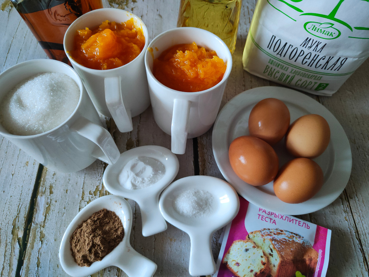 Для вашего удобства, отмерила все продукты стаканами и ложками 🥄