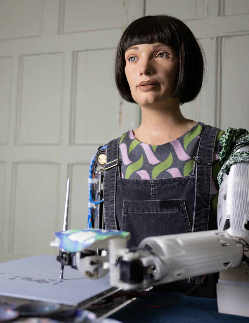 AI robot painter Ai-Da