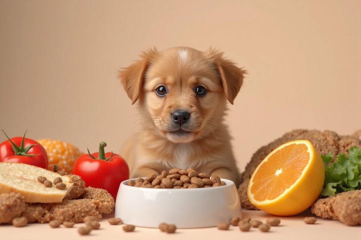 Здоровое и правильное питание щенков: как обеспечить гармоничный рост и развитие 🦴🐶