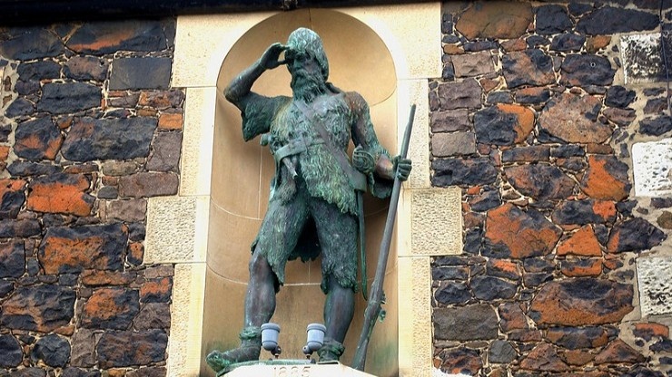 Скульптура Александра Селькирка, скульптор - Томас Стюарт.