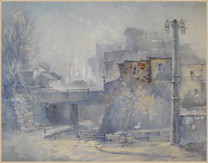 © Виктория Косенко. Улочки города. Холст, масло. 