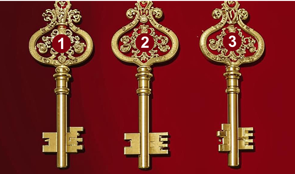 Выберите ключ