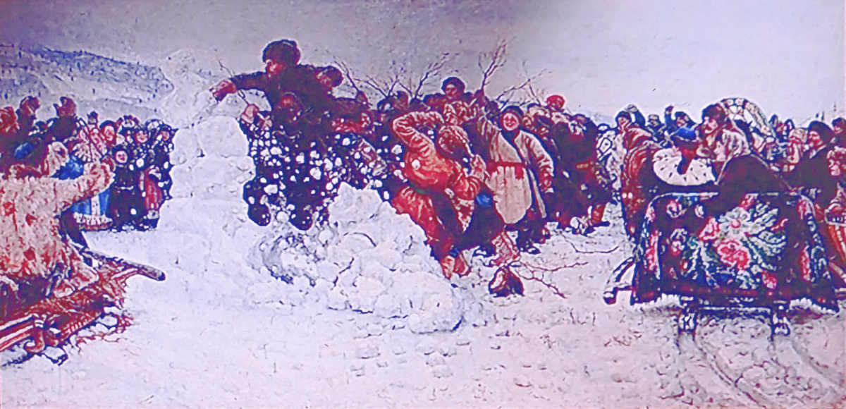 В.И. Суриков Взятие снежного городка. 1891 г.