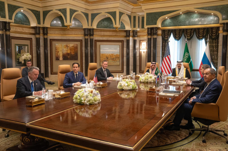    Переговоры США и России в Саудовской Аравии. Фото: Freddie Everett/Us State/Globallookpress