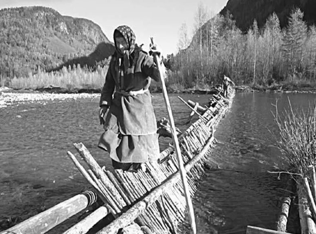 Фото В. Пескова: житие в "таёжном тупике"