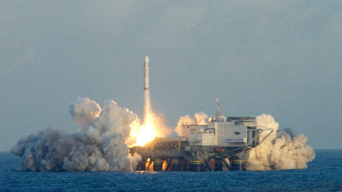 Платформа "Морского старта" с РН. Фото из сети Интеренет