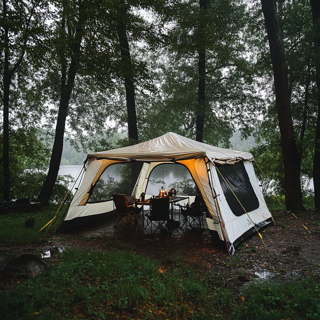 Шатер CampingTown в деле