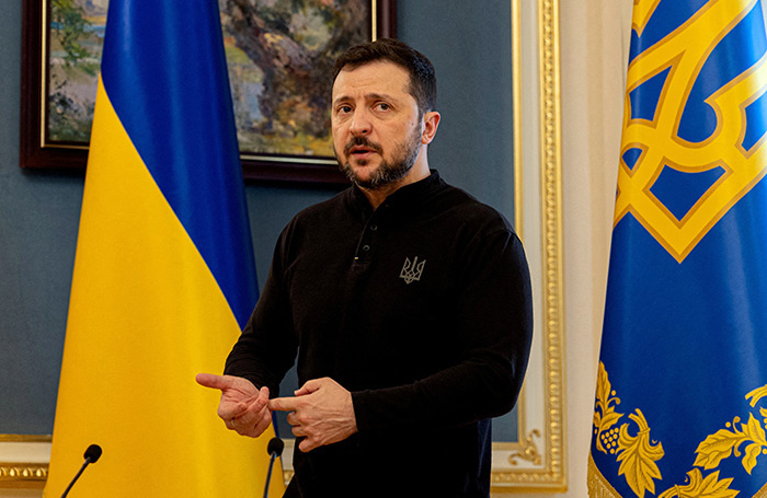    Владимир Зеленский.Татьяна Джафарова/Reuters