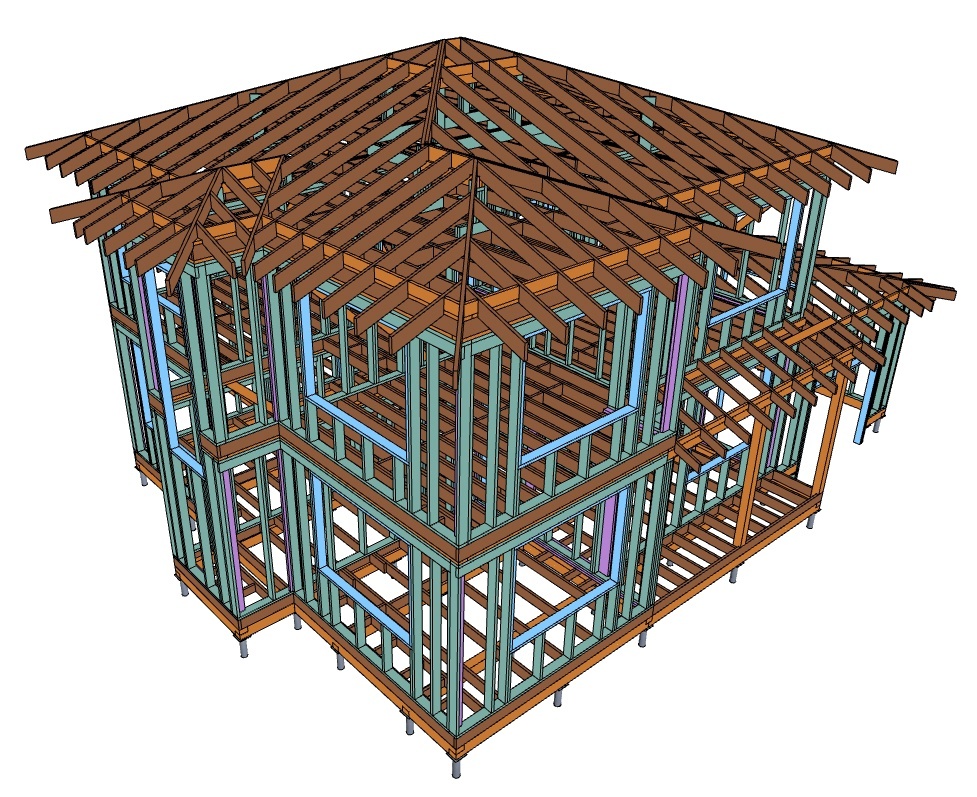 Каркас дома