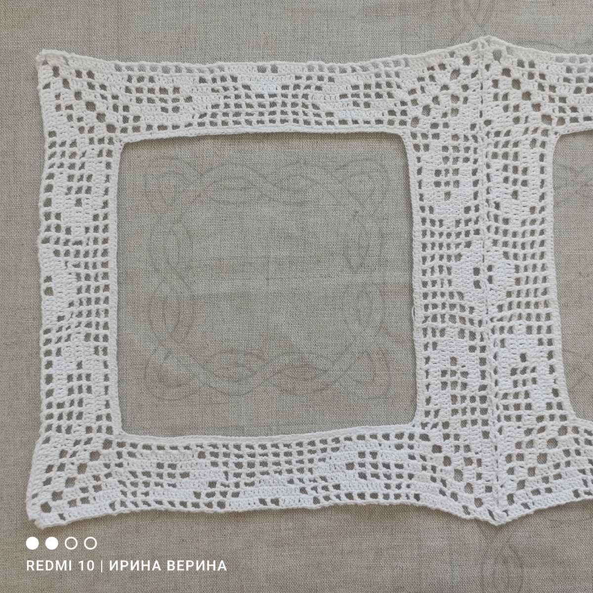 Узор взят из журнала по рукоделию Лена