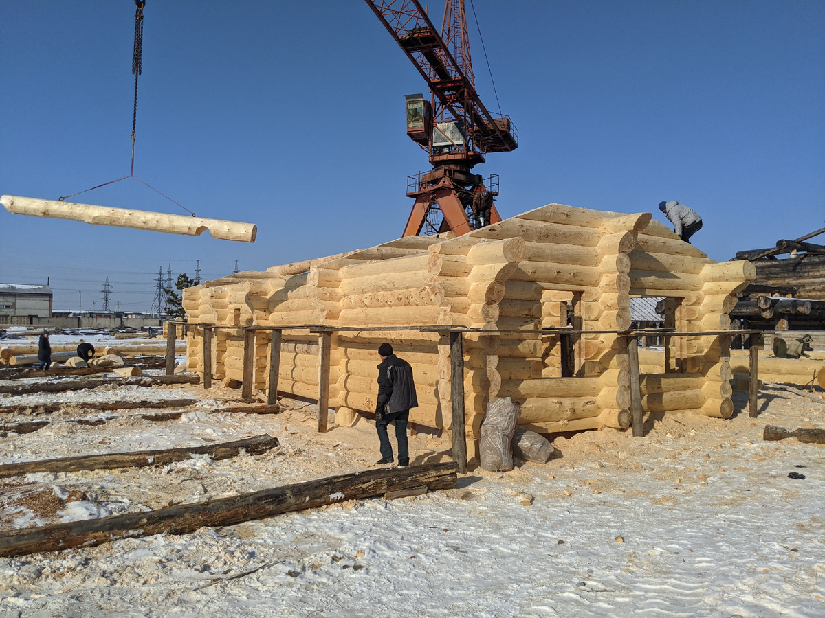 Сруб из кедра. компания Медвежий Лог