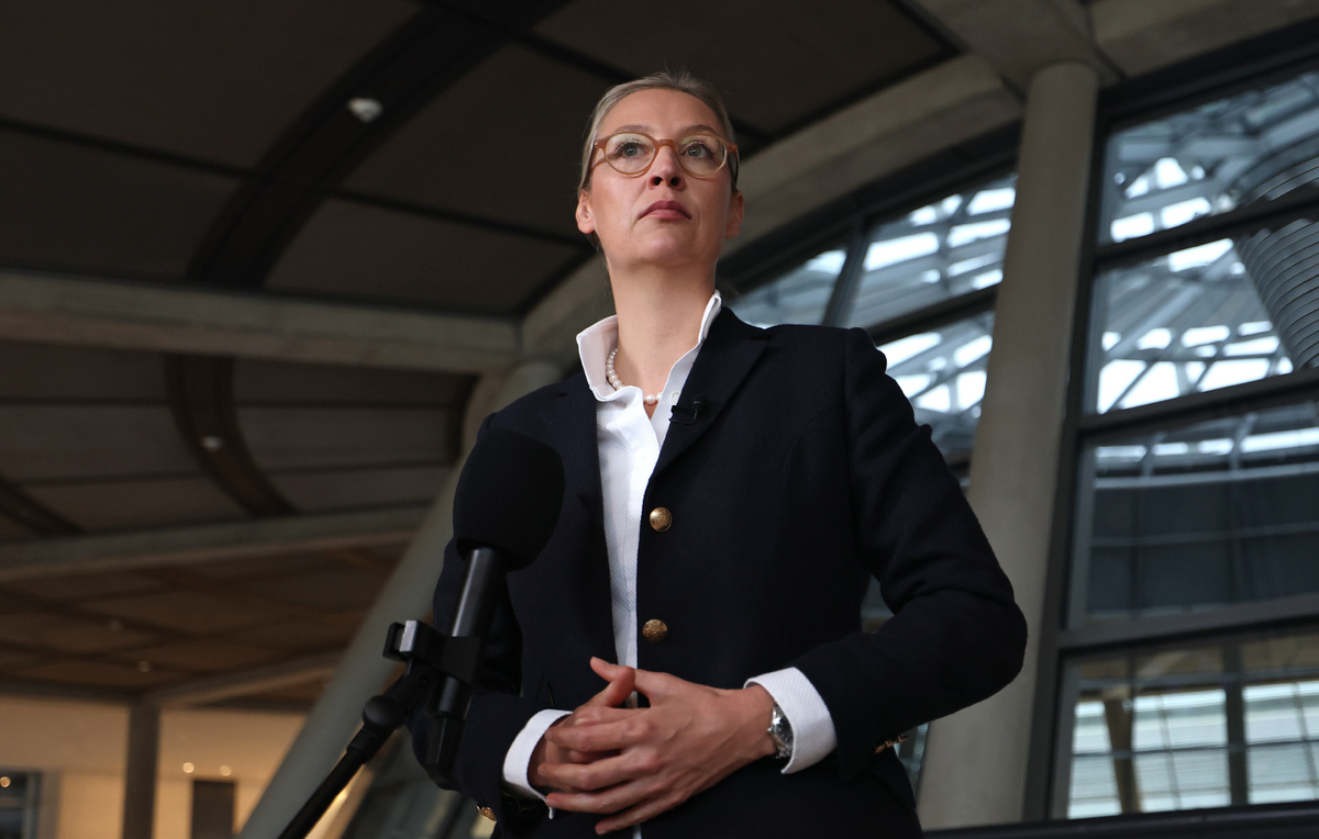    Сопредседатель партии "Альтернатива для Германии" (АдГ) Алис Вайдель  Maja Hitij/Getty Images