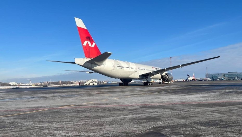    Самолёт авиакомпании Nordwind, совершивший экстренную посадку в петербургском аэропорту Пулково 23 февраля 2025 Автор фото: Пресс-служба Северо-Западной транспортной прокуратуры