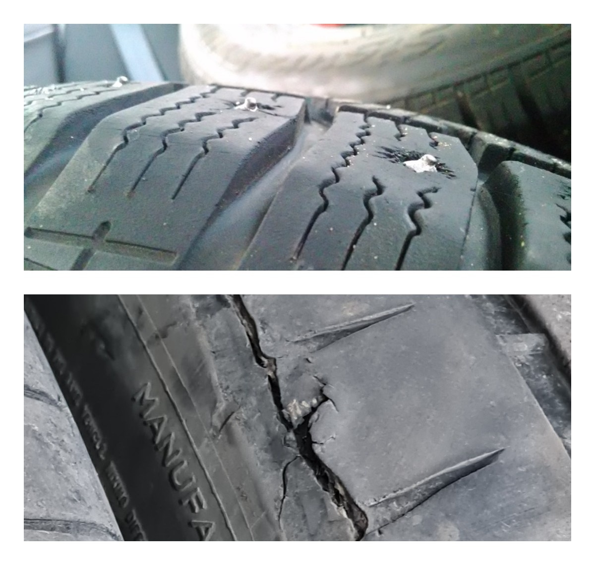 Некачественные китайские шины ( фото из открытых источников)