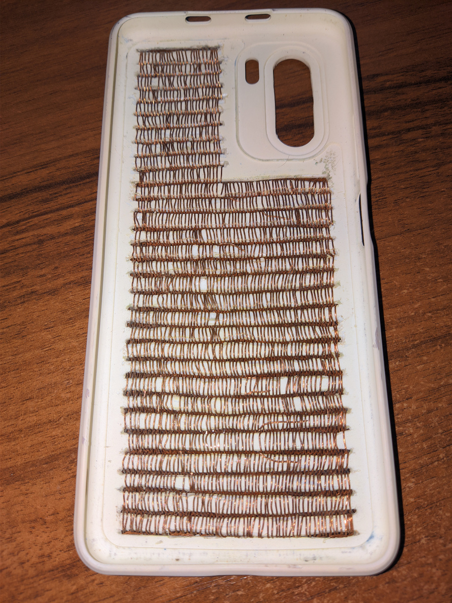 Фото самодельного чехла и комплектного