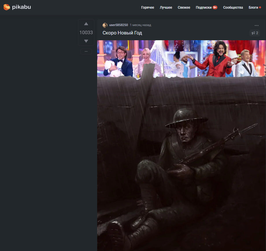    Коллаж, к сожалению, актуален не только на Новый год. Скриншот с сайта pikabu