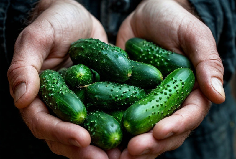 Я огурчики принёс