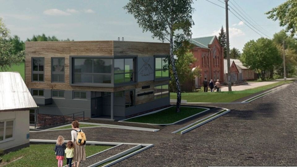    Эскизный проект магазина на ул. П.Сухова, 35. Источник: ПМ "Алтай"