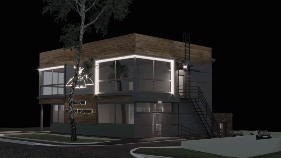    Эскизный проект магазина на ул. П. Сухова, 35. Источник: ПМ "Алтай"