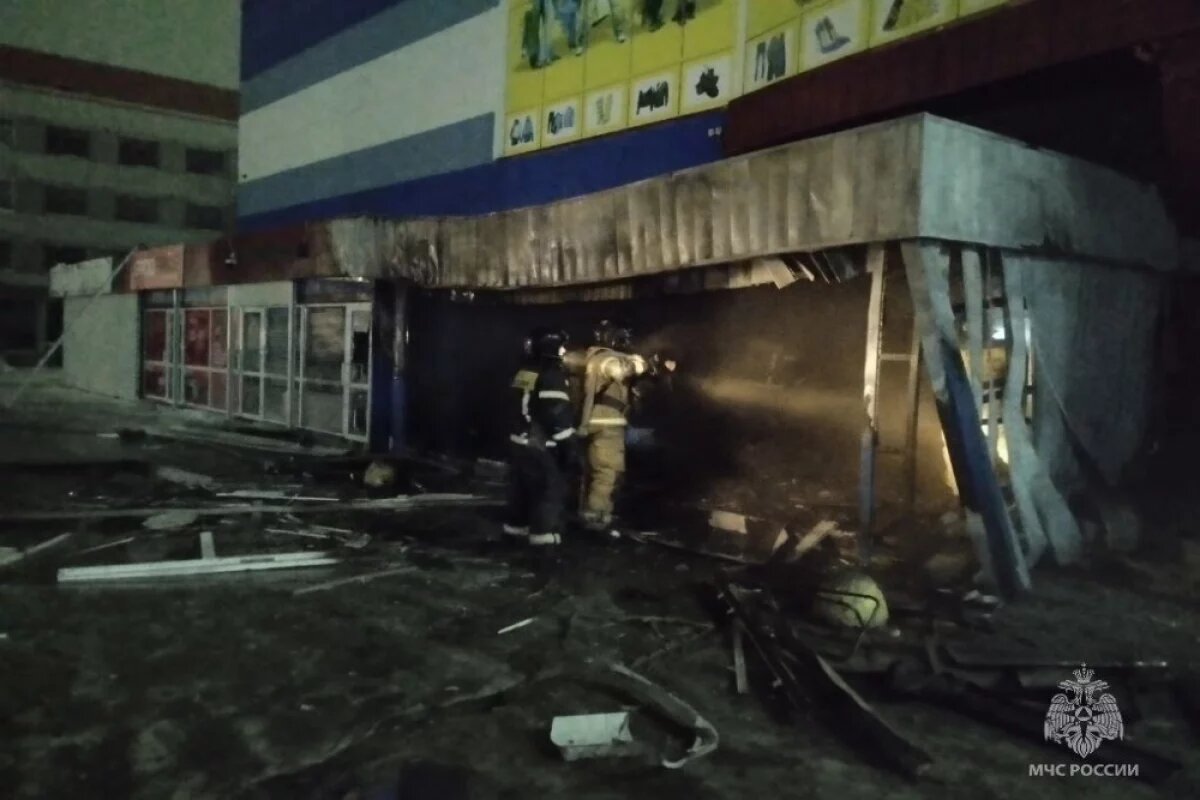    Киоск с пиротехникой загорелся в Карталах