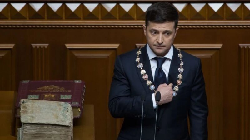     Президент Украины Владимир Зеленский принял присягу. president.gov.ua