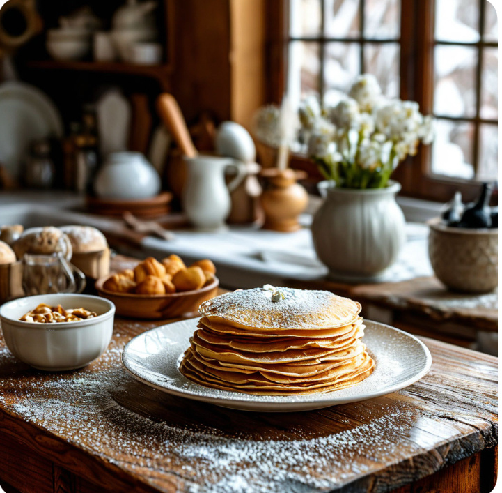 У меня на кухне такой атмосферы нет…