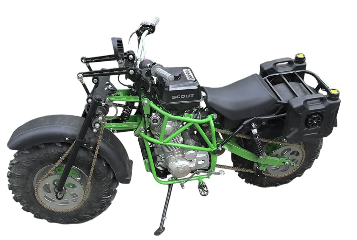 Мотоцикл Скаут-9, полный привод (Ижтехмаш)