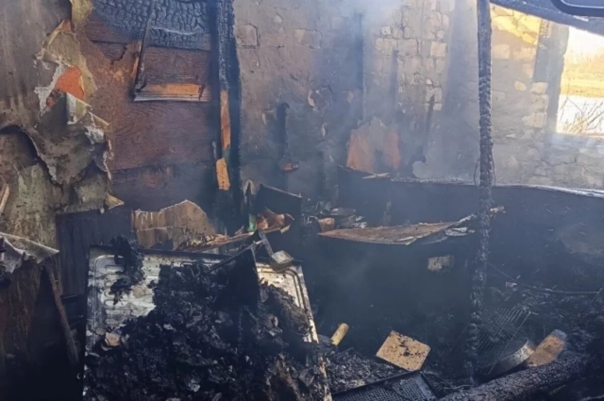    Хозяйка дома получила ожоги на пожаре в брянском селе Баклань