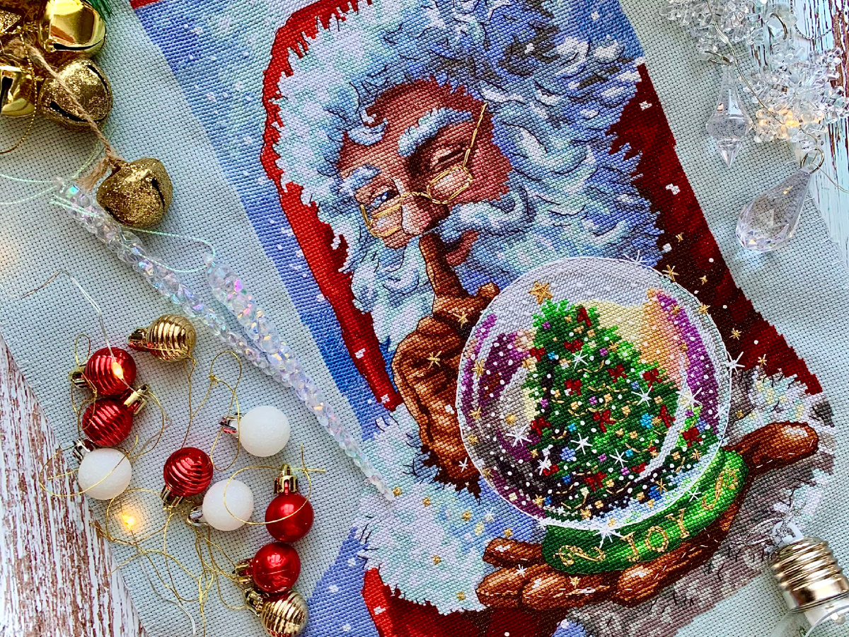 «Снежный шар Санты» Dimensions 