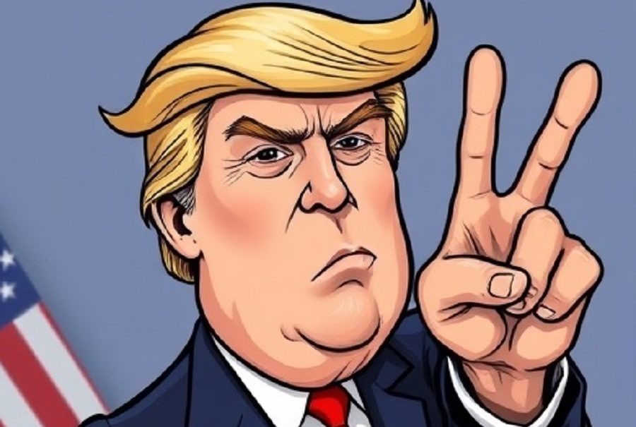   Дональд Трамп хочет денег. Иллюстрация: "Блокнот"