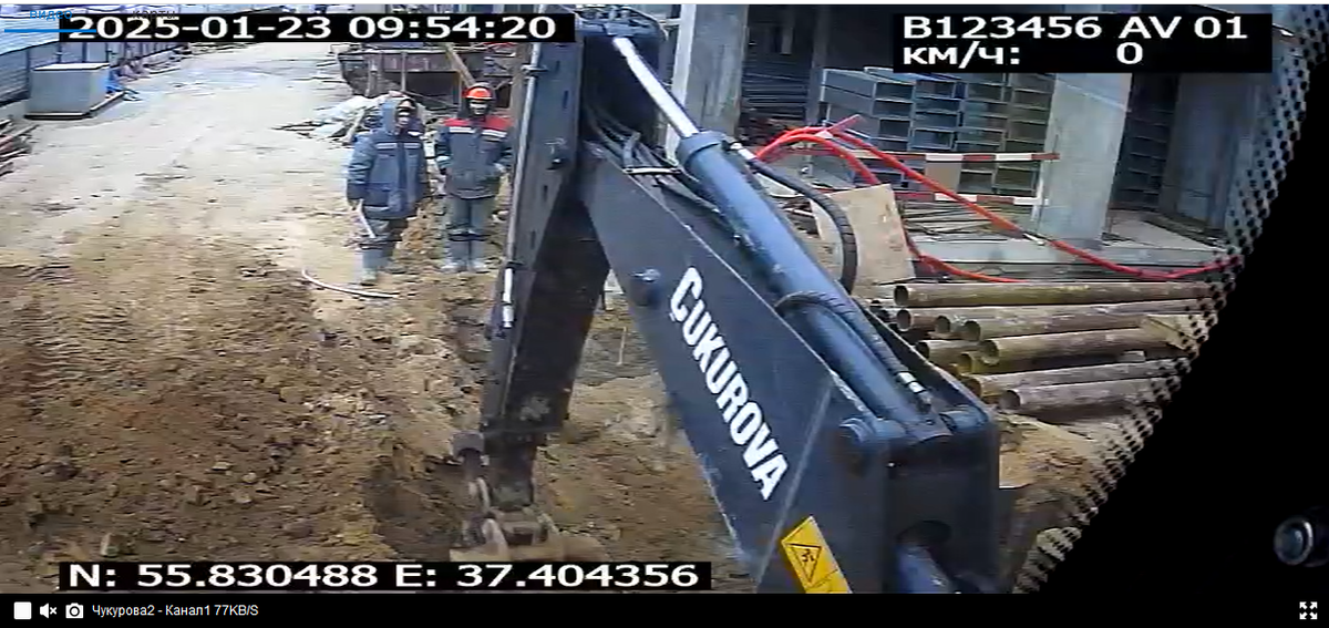 Видео с камер, подключенных к системе онлайн-мониторинга NSCAR.online