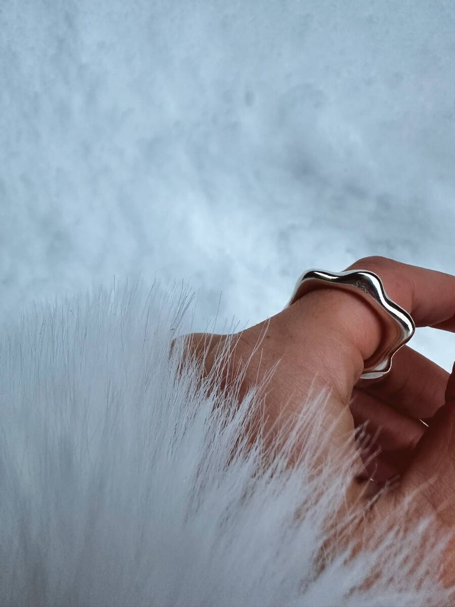 Серебряное кольцо «Расцветай»