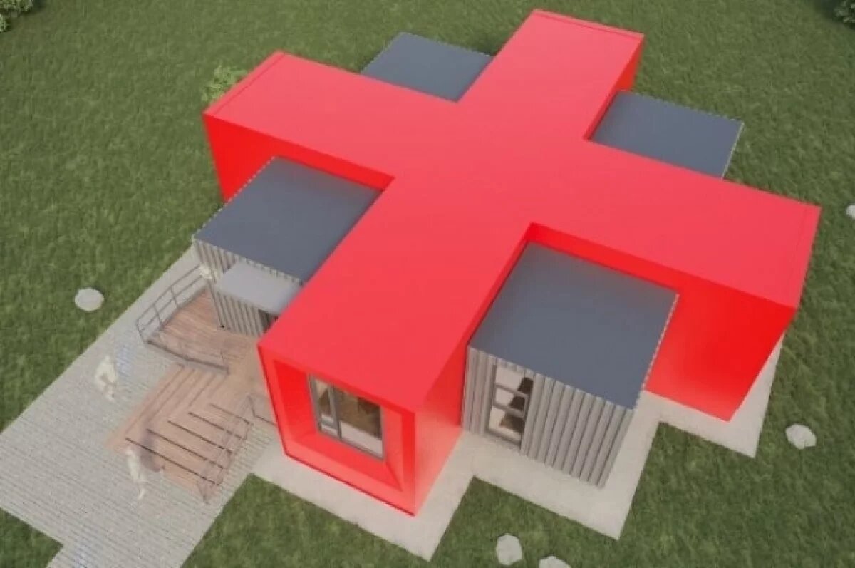    Три ФАПа в виде медицинского креста построят в Свердловской области