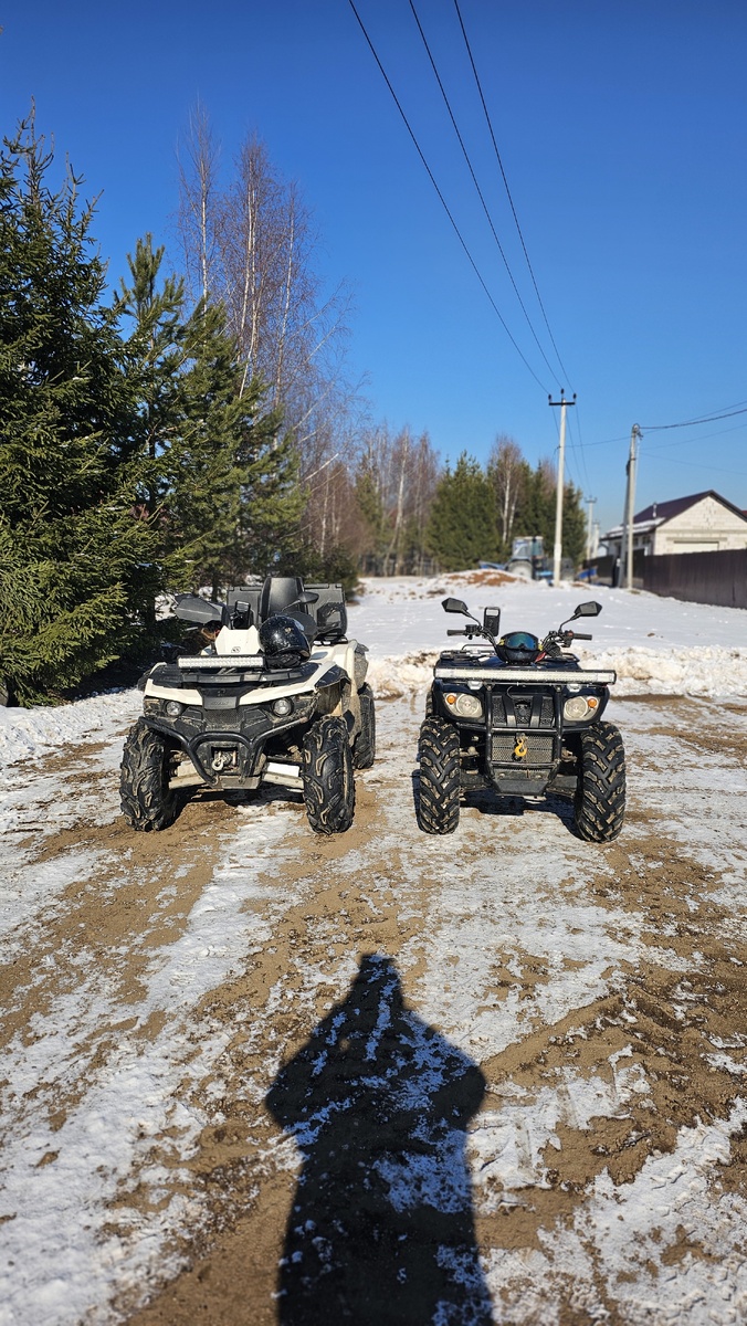 Stels 650 (вы наверно его все узнали чей он) и Stels Kazuma готовы к новым приключениям.