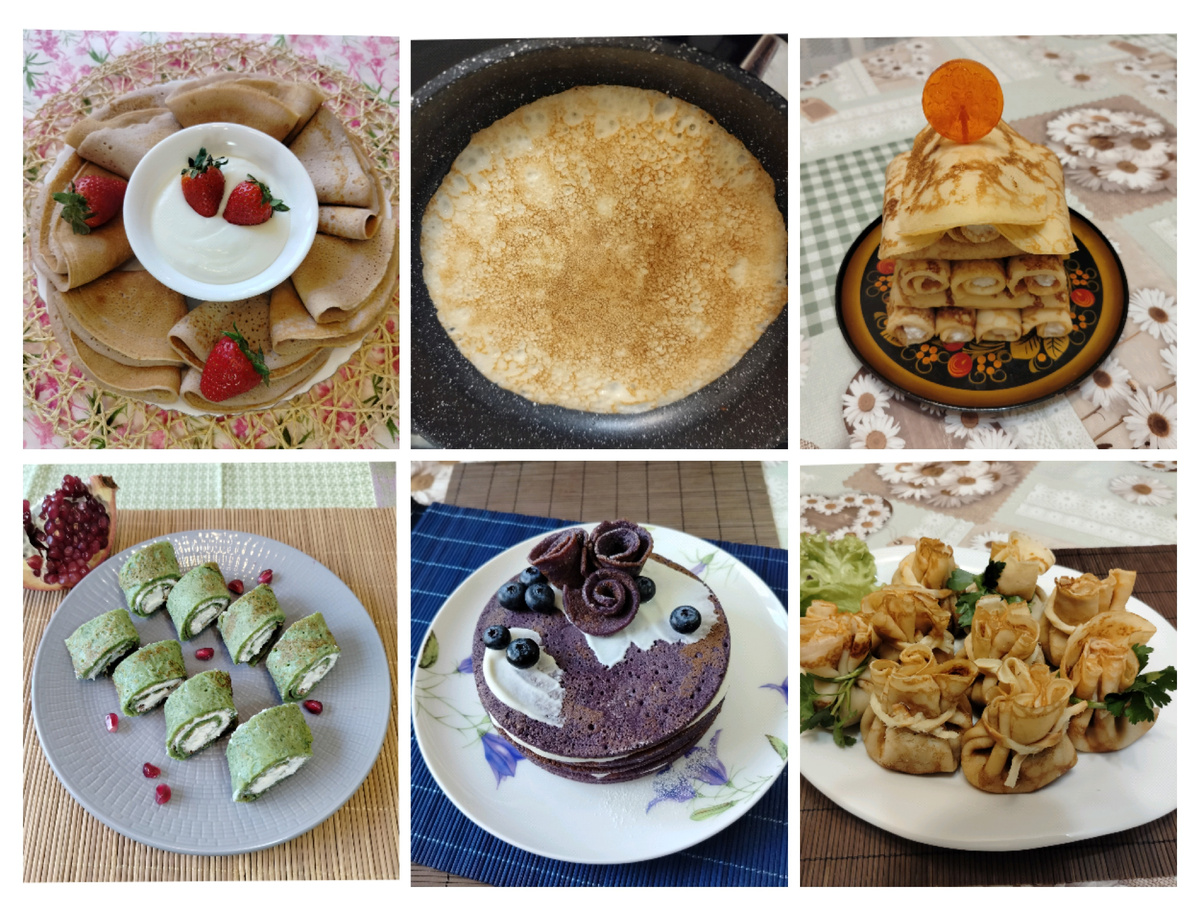 Подборка рецептов блинов от "Буфета Нарядной Совы"