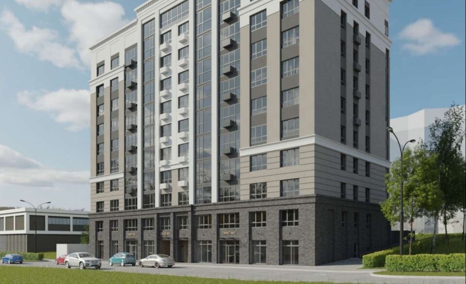    Эскиз проекта дома на ул. Димитрова, 150. Источник: Бюро "Структура"